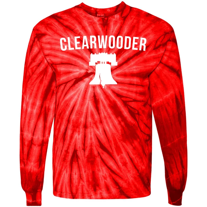 Clearwooder Florida Philadelphia Baseball Spring Training Gift Tie-Dye Long Sleeve Shirt