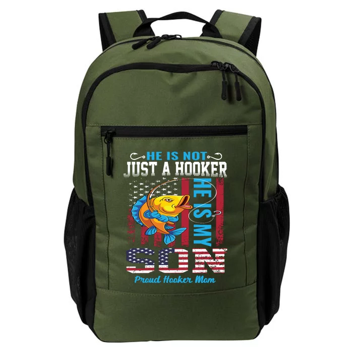 Cool Fishing Proud Hooker Mom Daily Commute Backpack