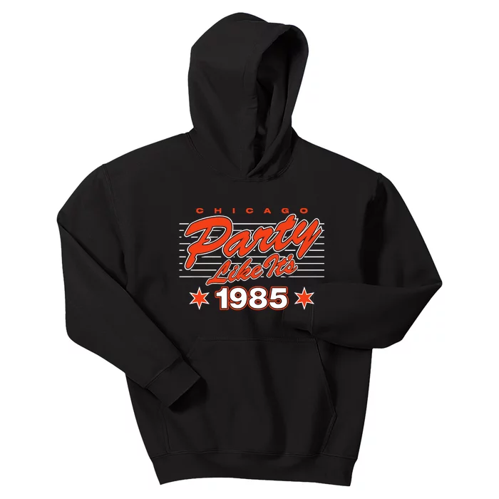 Chicago Football Party Like It’S 1985 Kids Hoodie