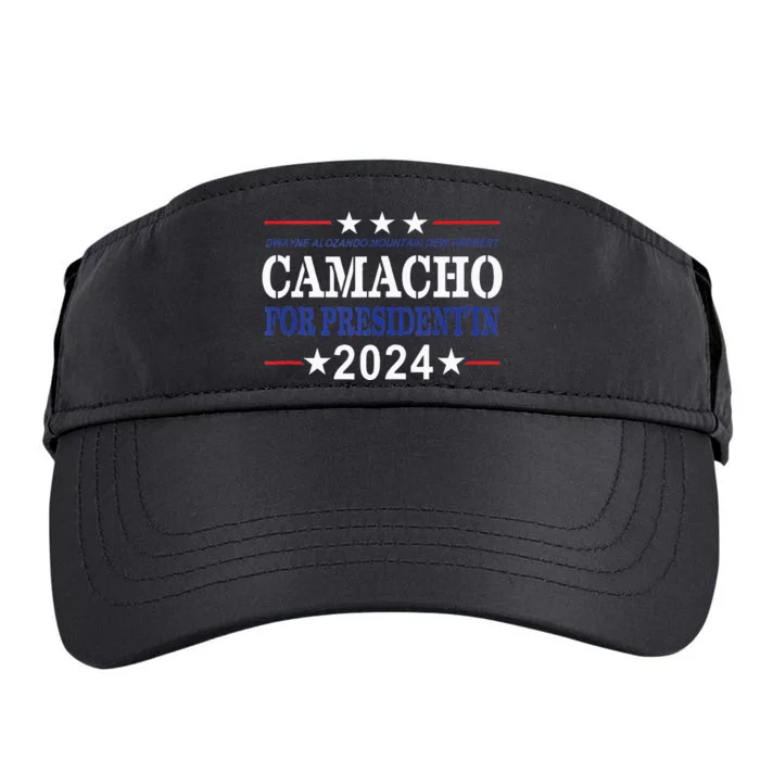 CAMACHO FOR PRESIDENTIN 2024 Presidential Election Humor Adult Drive Performance Visor