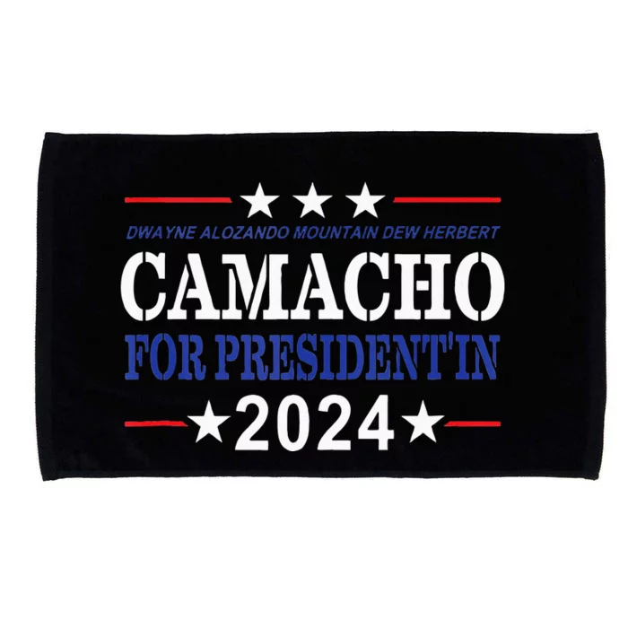 CAMACHO FOR PRESIDENTIN 2024 Presidential Election Humor Microfiber Hand Towel