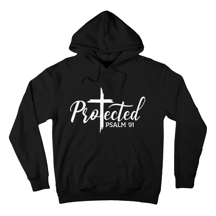 Christian Faith Protected Religious Jesus Loves Psalms 91 Hoodie