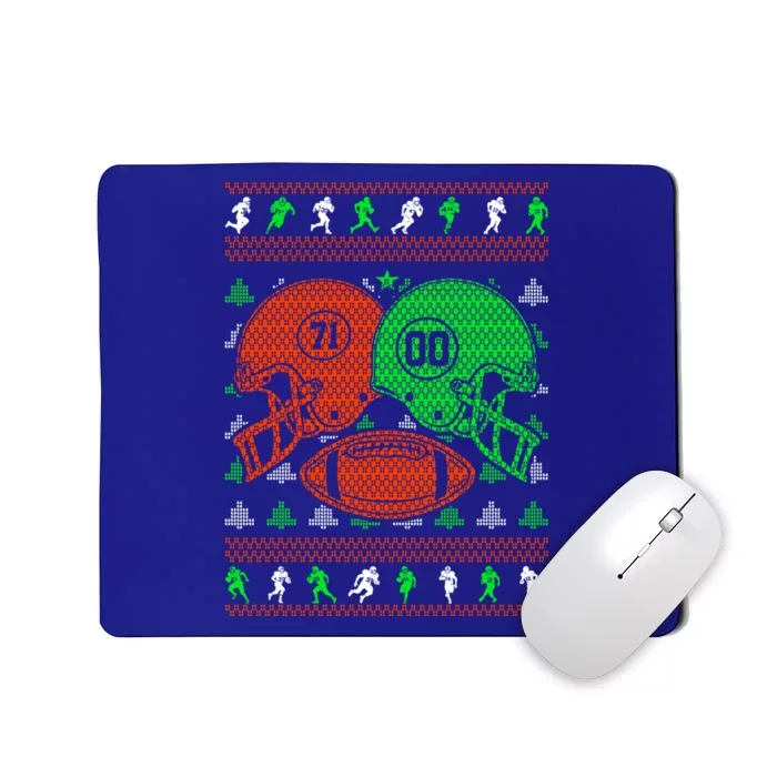 Chistmas Football Player Coach Touchdown Reindeer Sport Great Gift Mousepad