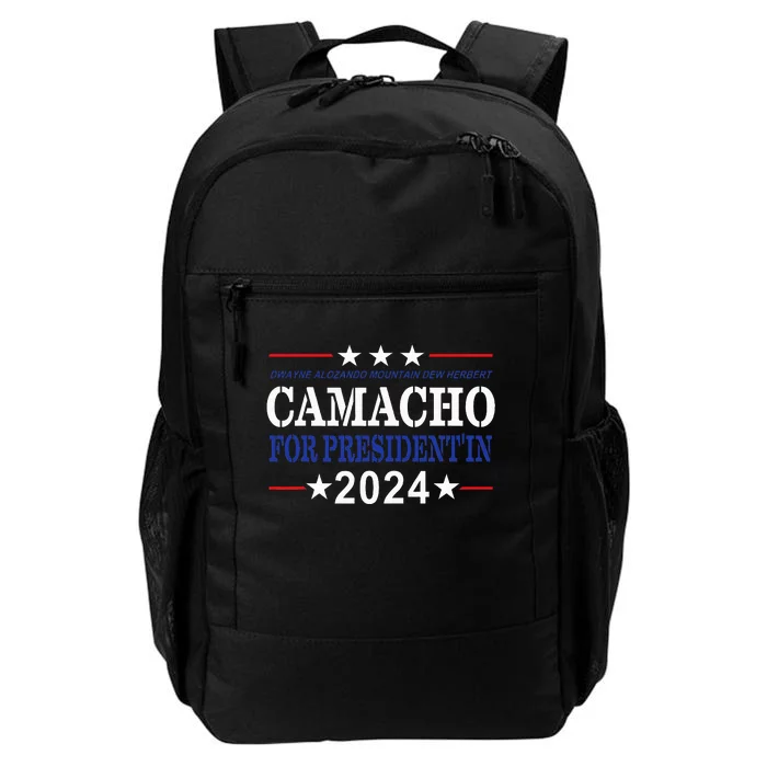 CAMACHO FOR PRESIDENT'IN 2024 Presidential Election Humor Daily Commute Backpack