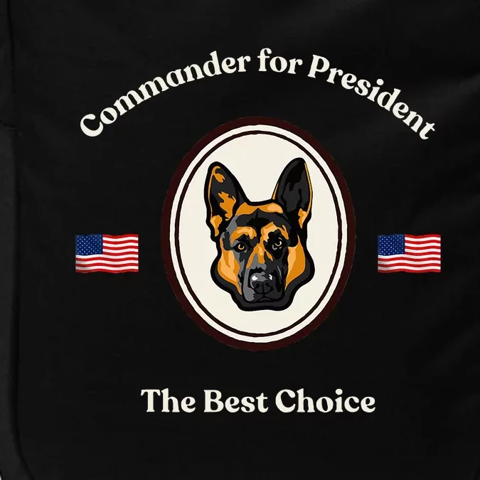 Commander For President Candidate Up For Election Impact Tech Backpack