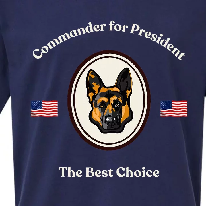 Commander For President Candidate Up For Election Sueded Cloud Jersey T-Shirt