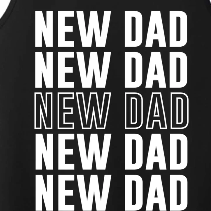 Celebrate Fatherhood Proud New Dad FatherS Day Daddy Great Gift Performance Tank