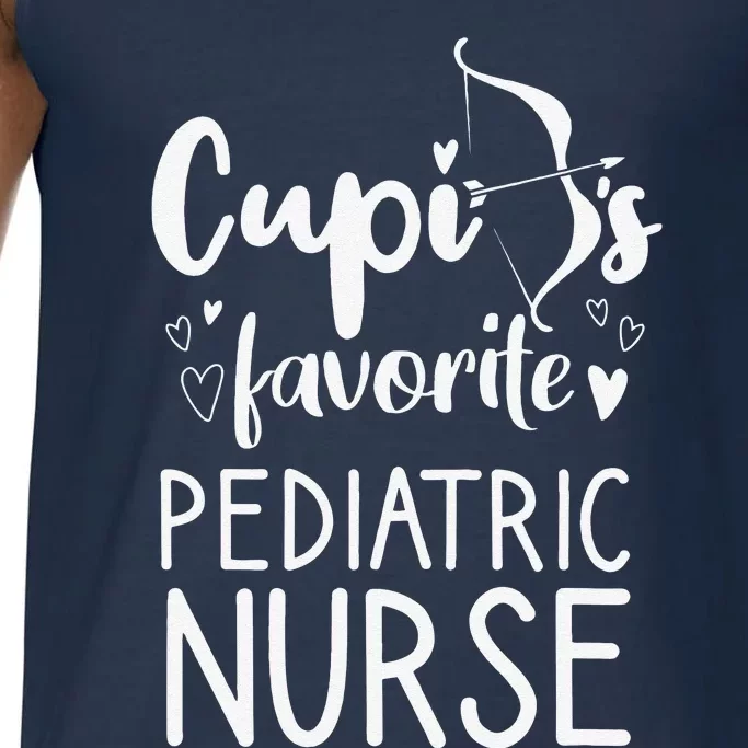 Cupid's Favorite Pediatric Nurse Valentines Day Date Gift Comfort Colors® Tank Top