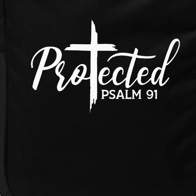 Christian Faith Protected Religious Jesus Loves Psalms 91 Impact Tech Backpack