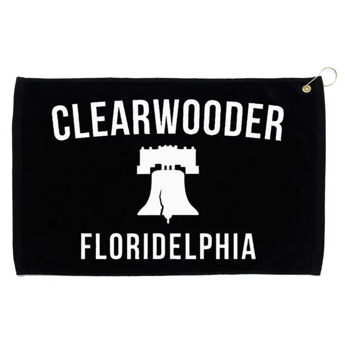 Clearwooder Funny Philadelphia Slang Clearwater Fl Grommeted Golf Towel