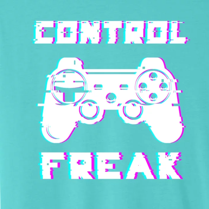 Control Freak Play Arcade Game Over Playing Games Gaming Win Cool Gift ChromaSoft Performance T-Shirt