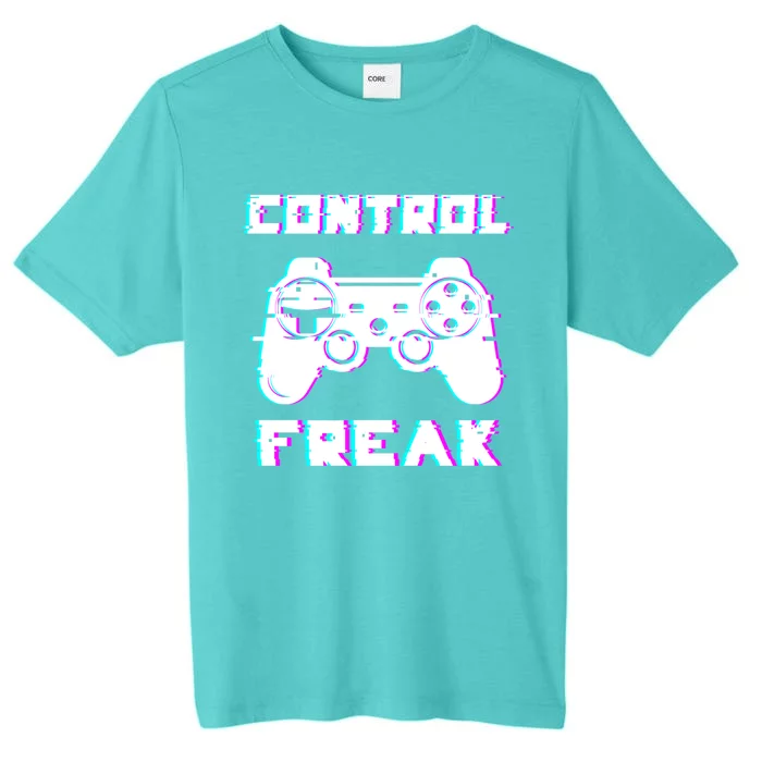 Control Freak Play Arcade Game Over Playing Games Gaming Win Cool Gift ChromaSoft Performance T-Shirt