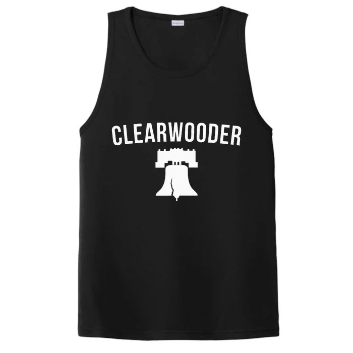 Clearwooder Funny Philadelphia Slang Clearwater Fl Performance Tank