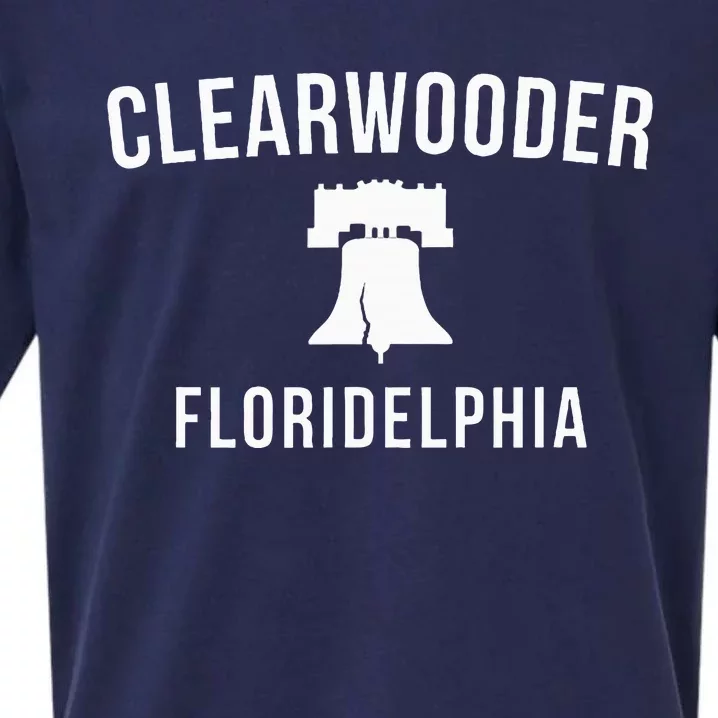 Clearwooder Funny Philadelphia Slang Clearwater Fl Sueded Cloud Jersey T-Shirt