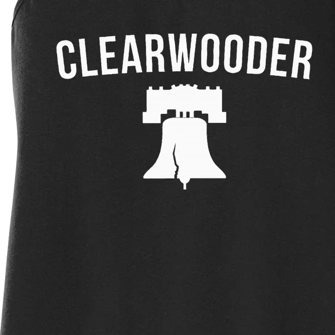 Clearwooder Funny Philadelphia Slang Clearwater Fl Women's Racerback Tank