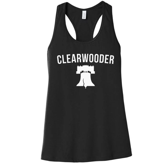 Clearwooder Funny Philadelphia Slang Clearwater Fl Women's Racerback Tank