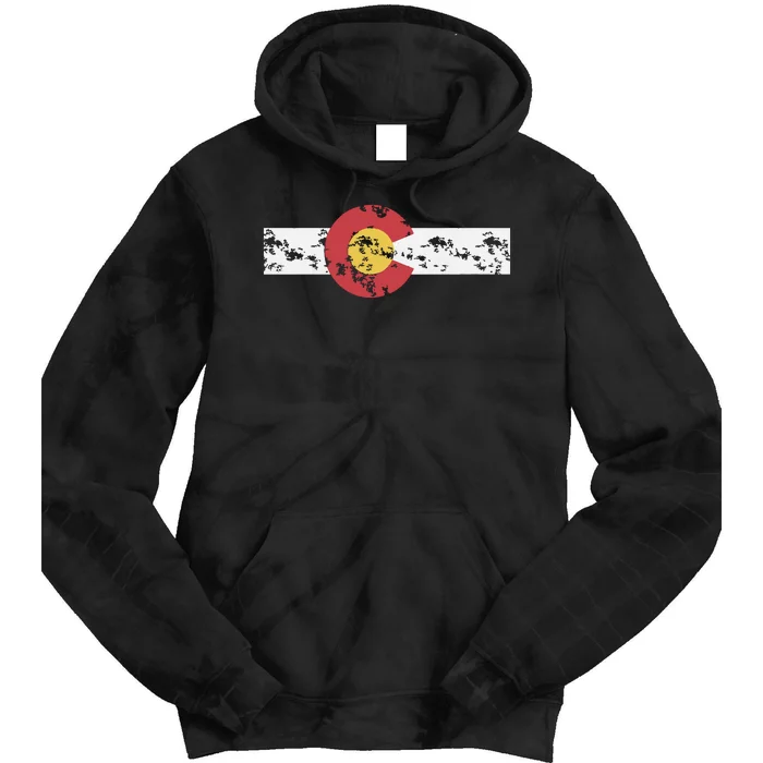 Colorado Flag Patriotic Colorado State Day Tie Dye Hoodie