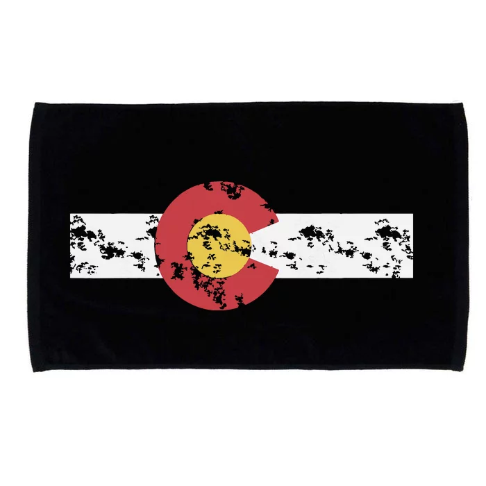 Colorado Flag Patriotic Colorado State Day Microfiber Hand Towel