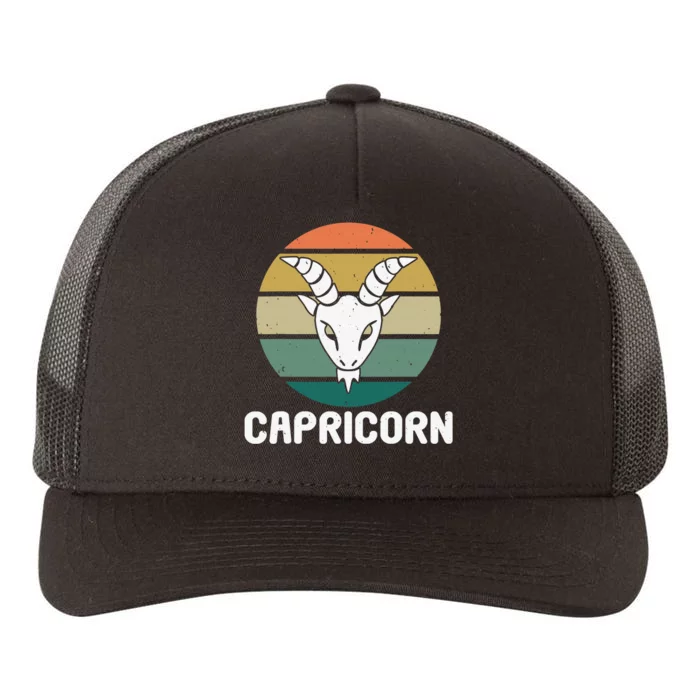 Capricorn  Funny Quote With Zodiac Sign Birthday Yupoong Adult 5-Panel Trucker Hat