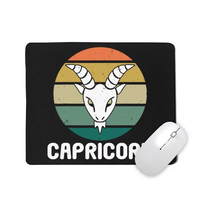 Capricorn  Funny Quote With Zodiac Sign Birthday Mousepad