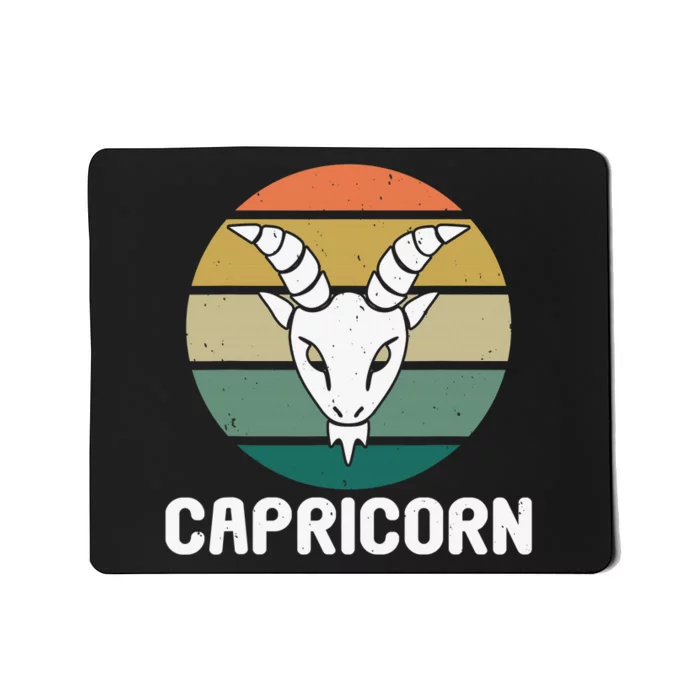 Capricorn  Funny Quote With Zodiac Sign Birthday Mousepad