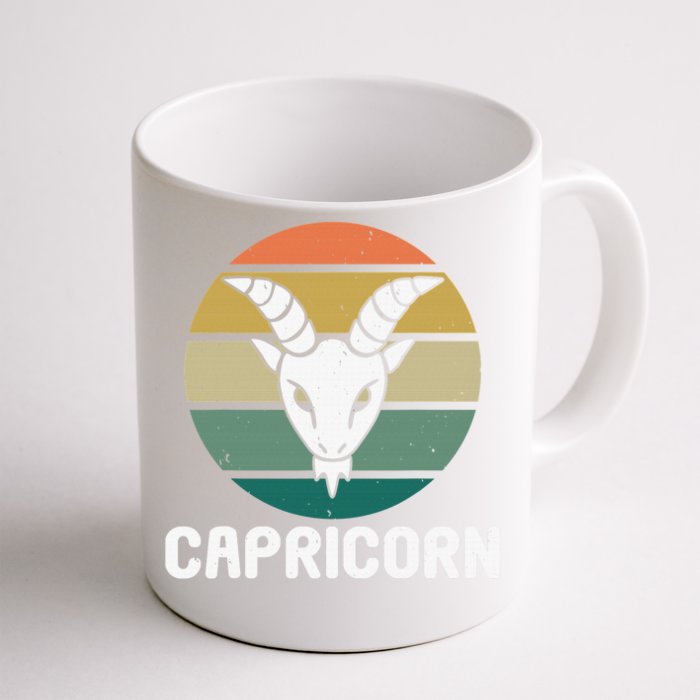 Capricorn  Funny Quote With Zodiac Sign Birthday Front & Back Coffee Mug