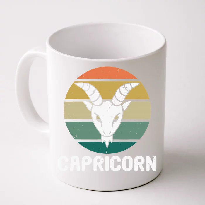 Capricorn  Funny Quote With Zodiac Sign Birthday Front & Back Coffee Mug