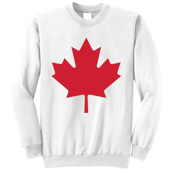 Canadian Flag Red Maple Leaf Canada Day Sweatshirt