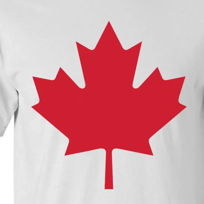 Canadian Flag Red Maple Leaf Canada Day Tall T-Shirt