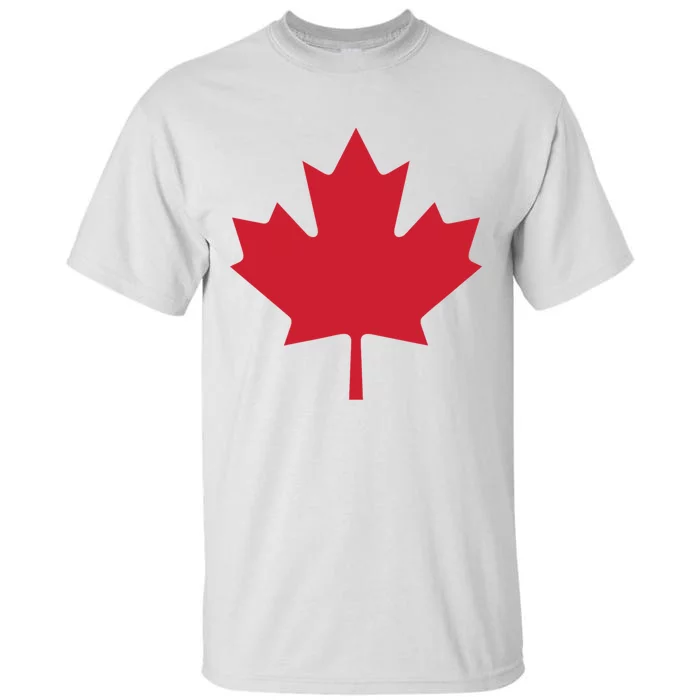 Canadian Flag Red Maple Leaf Canada Day Tall T-Shirt