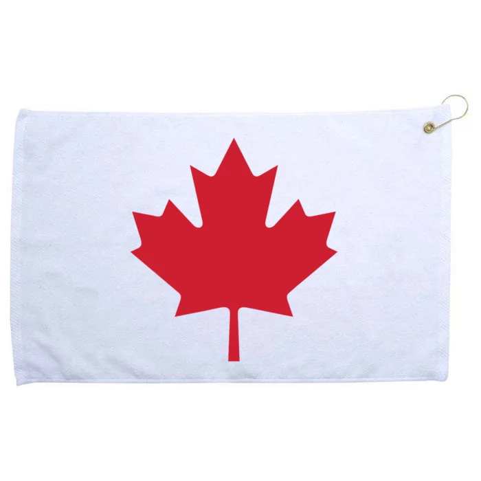 Canadian Flag Red Maple Leaf Canada Day Grommeted Golf Towel