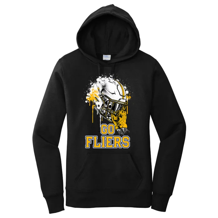 Clyde Fliers Rising Helmet Go Women's Pullover Hoodie