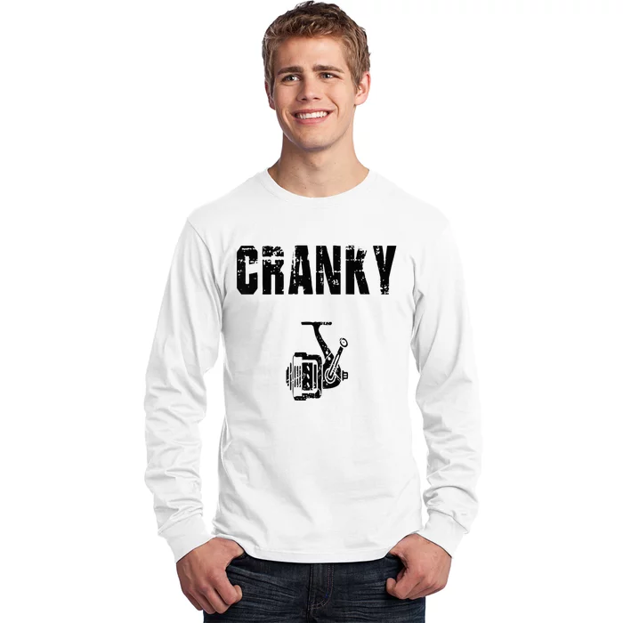 Cranky Fishing Reel Fishing Long Sleeve Shirt