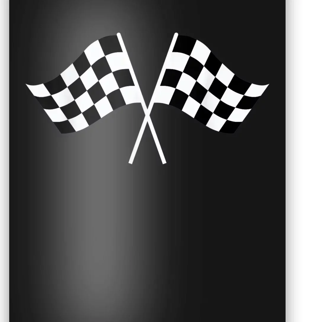 Checkered Flag Racing Poster