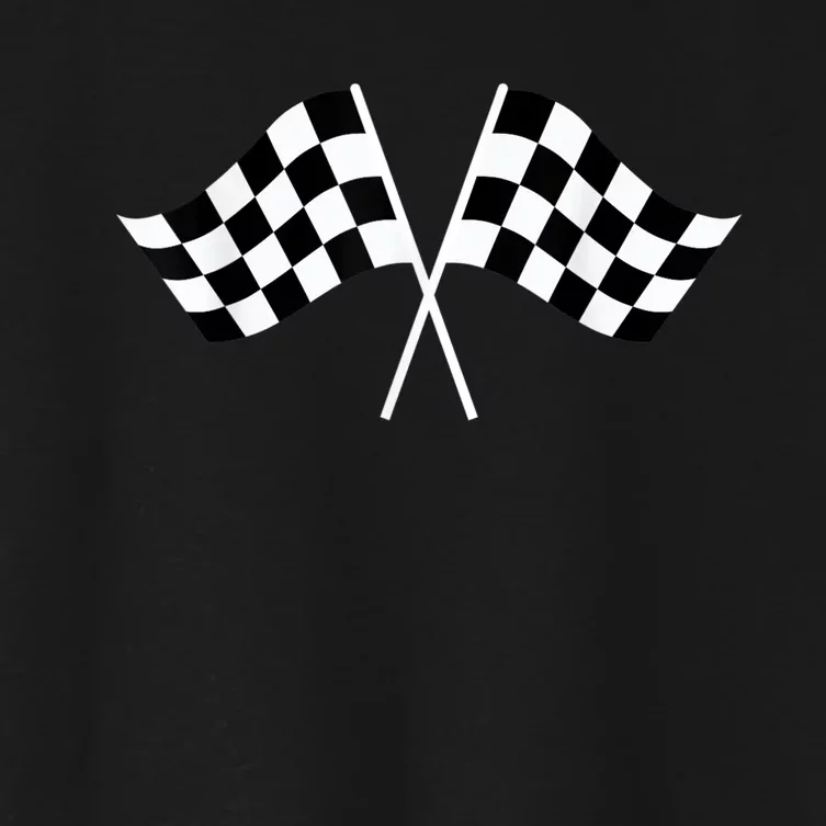 Checkered Flag Racing Women's Crop Top Tee