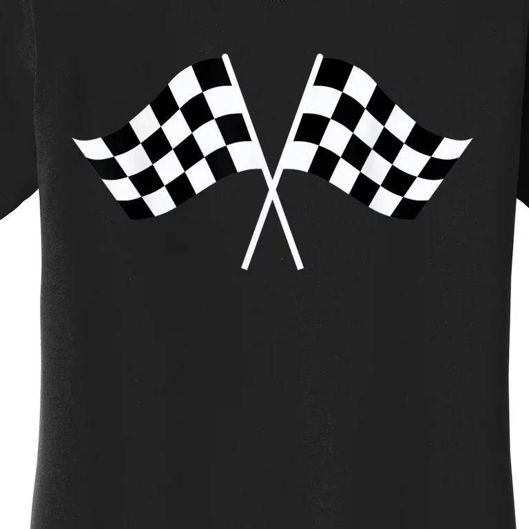 Checkered Flag Racing Women's T-Shirt