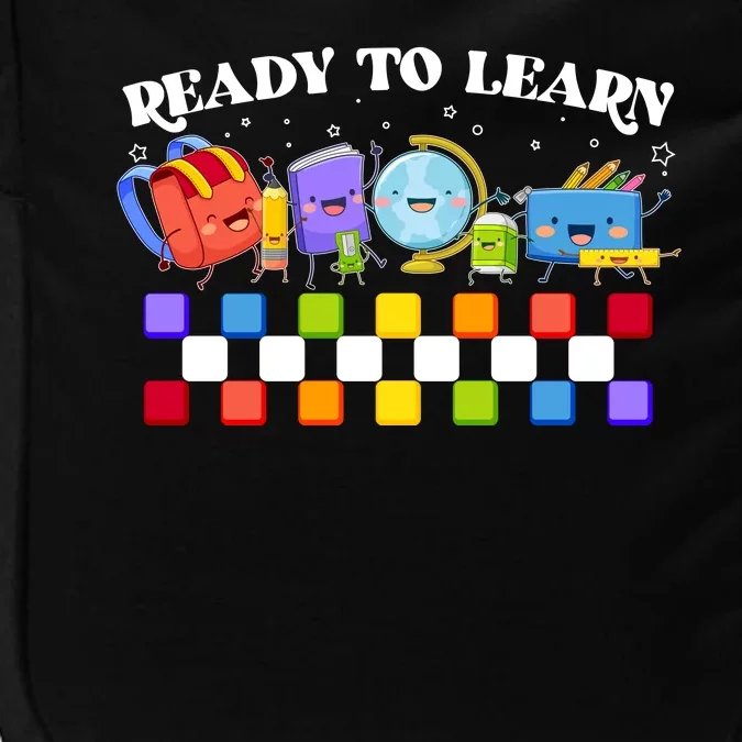 Cute Funny Ready To Learn Back To School Impact Tech Backpack