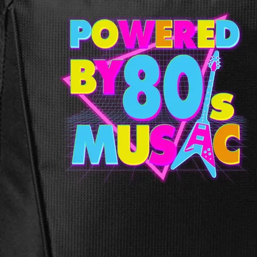 Cool Funny Retro Powered By 80's Music City Backpack