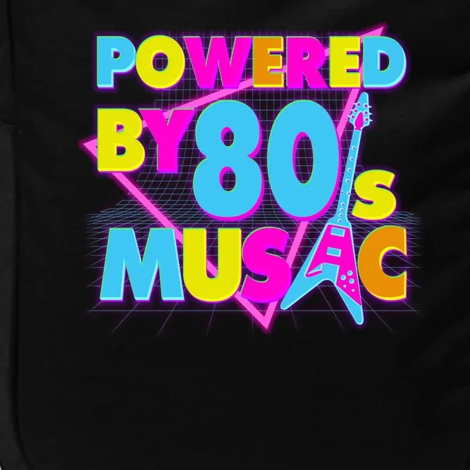 Cool Funny Retro Powered By 80's Music Impact Tech Backpack