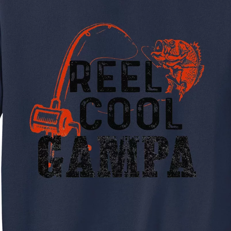 Cute Fishermen Reel Cool Gampa Daddy Fishing Fathers Day Sweatshirt