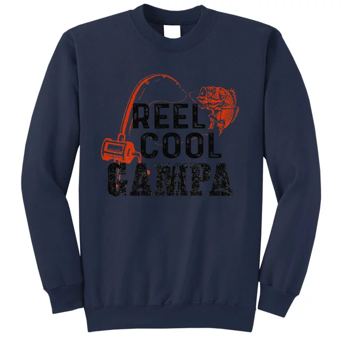 Cute Fishermen Reel Cool Gampa Daddy Fishing Fathers Day Sweatshirt