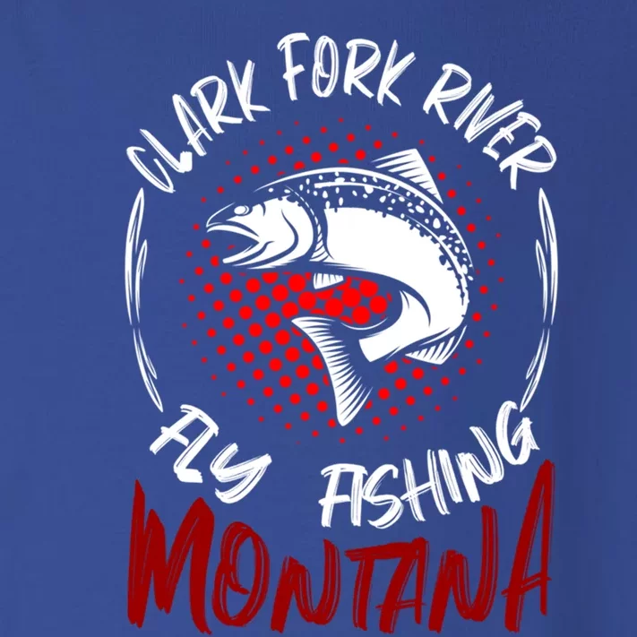 Clark Fork River Fly Fishing Montana Cool Fisher Gift Toddler Long Sleeve Shirt