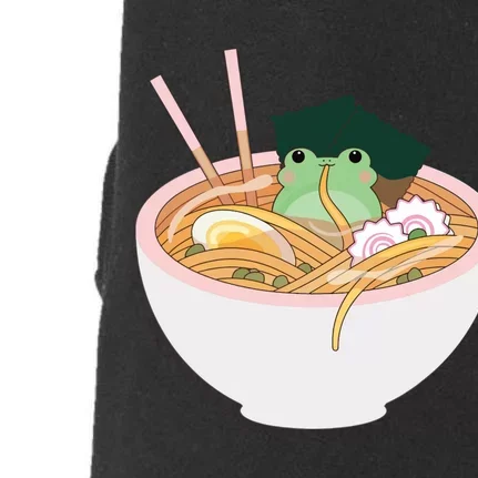 Cute Frog Ramen Doggie 3-End Fleece Hoodie