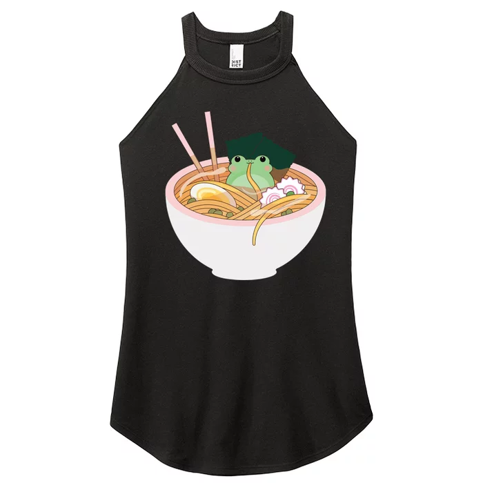 Cute Frog Ramen Women’s Perfect Tri Rocker Tank