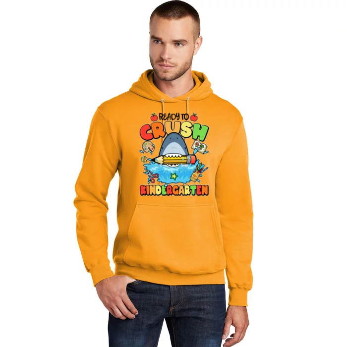 Cute Funny Ready To Crush Kindergarten School Shark Hoodie