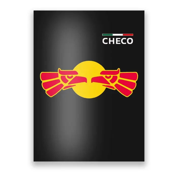 Checo Formula Racing Driver Fan Team Funny Hecho En Mexico Poster