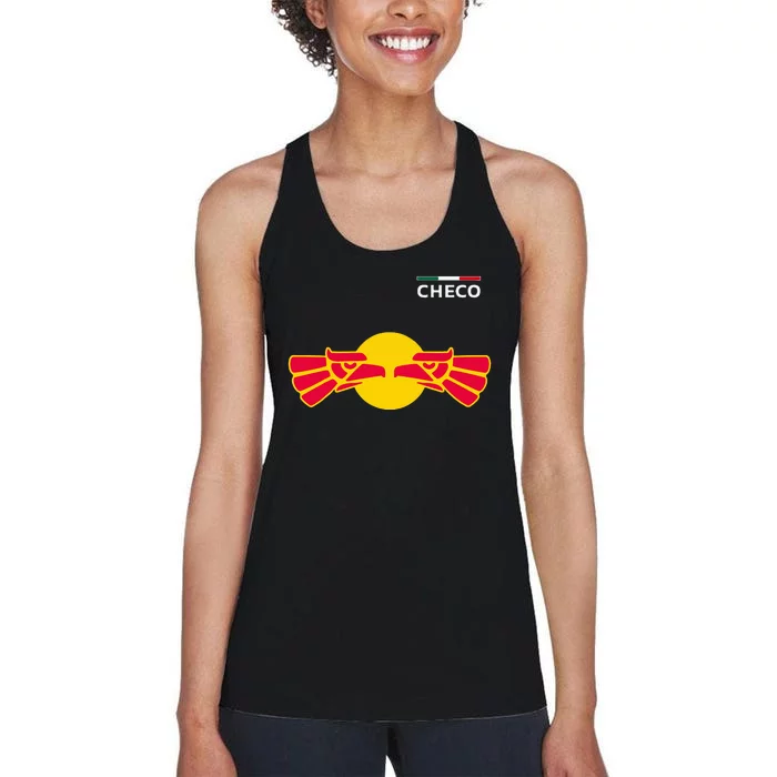 Checo Formula Racing Driver Fan Team Funny Hecho En Mexico Women's Racerback Tank