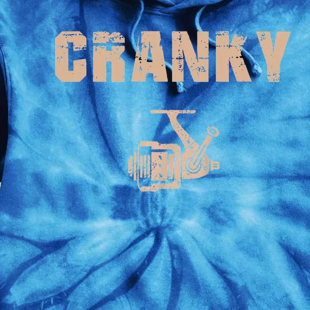 Cranky Fishing Reel Tie Dye Hoodie