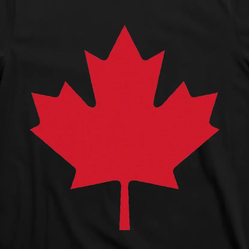 Canadian Flag Red Maple Leaf Canada Day T-Shirt