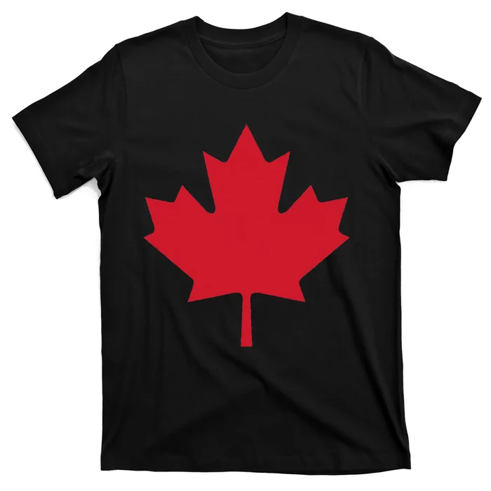 Canadian Flag Red Maple Leaf Canada Day T-Shirt